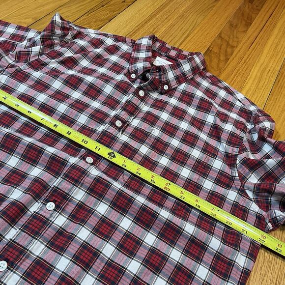 Denim & Supply Lot of 2 Mens Large Plaid ButtonDown Shirt Ralph Lauren Green Red - Picture 12 of 15